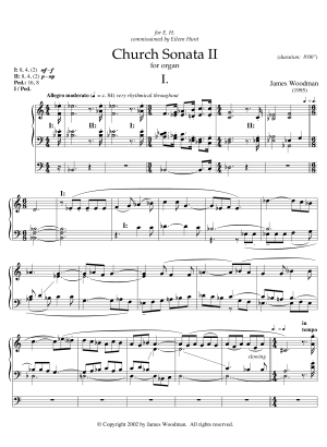 Church Sonata II Cover